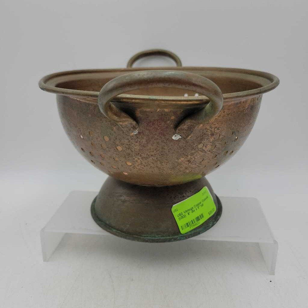 Vintage Copper Colander (US2)