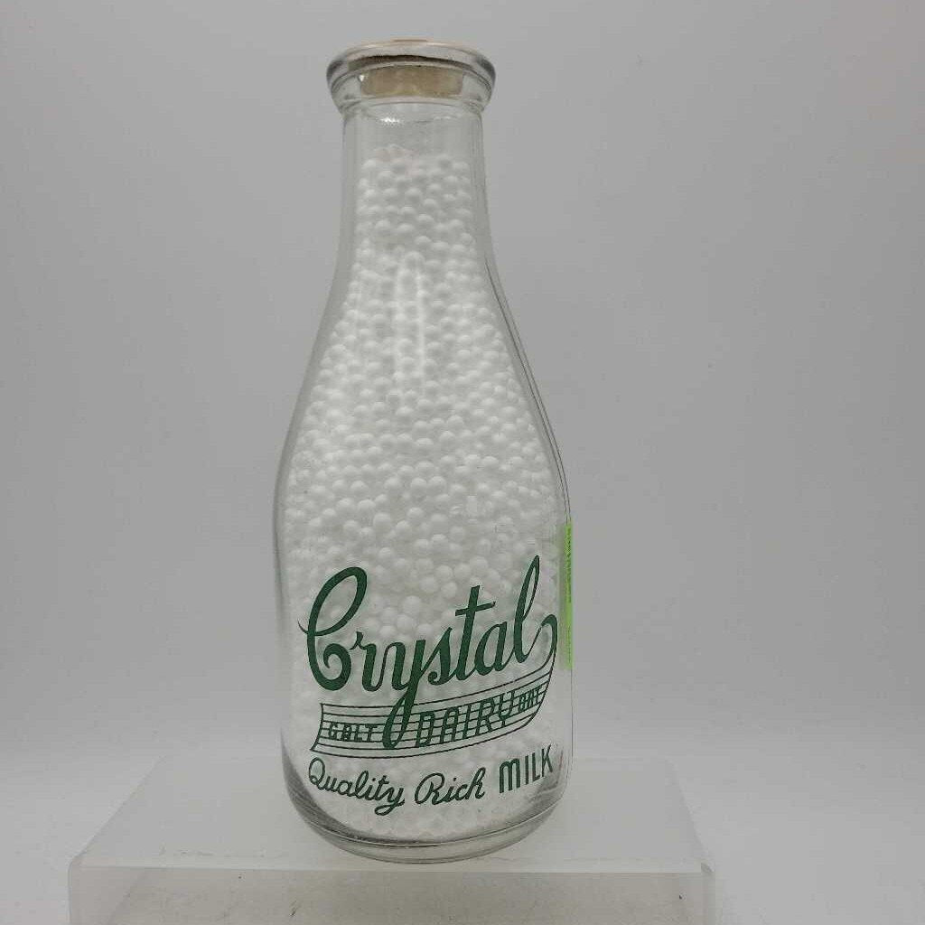 Crystal Galt Dairy Qt Milk Bottle (JAS)