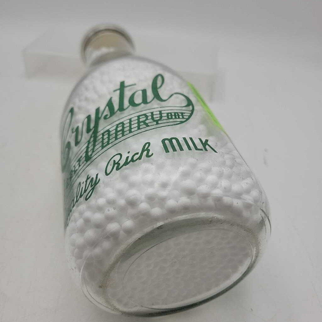 Crystal Galt Dairy Qt Milk Bottle (JAS)