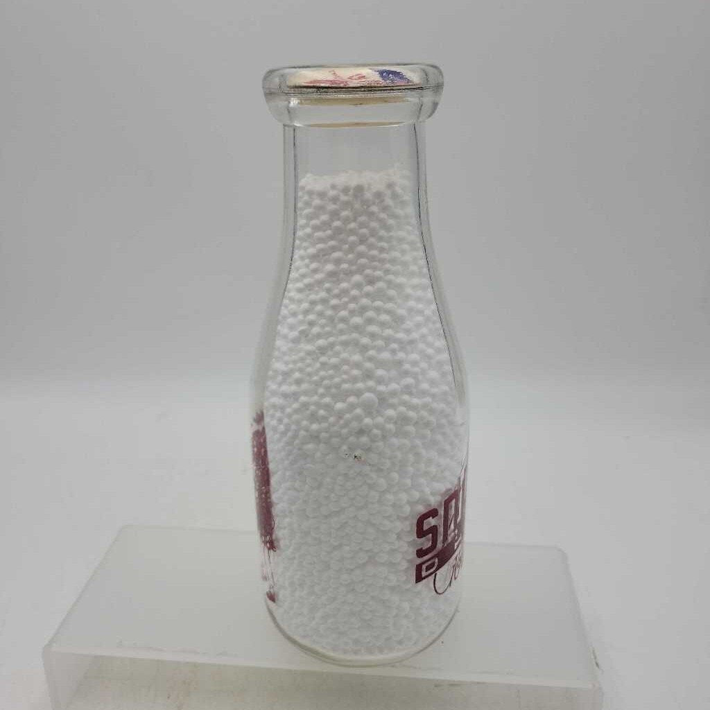 Snider's Dairy pint milk bottle Rare Goderich(JEF)