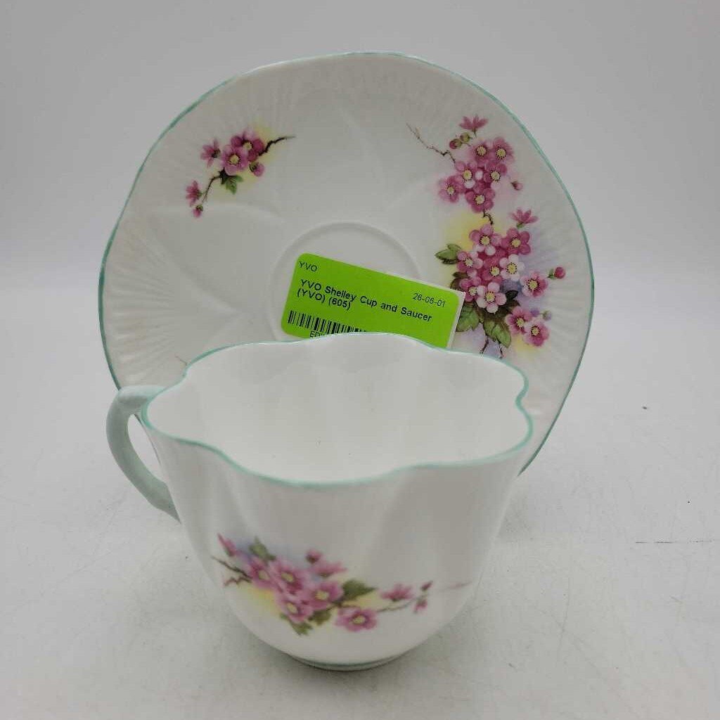 Shelley Cup and Saucer (YVO) (605)