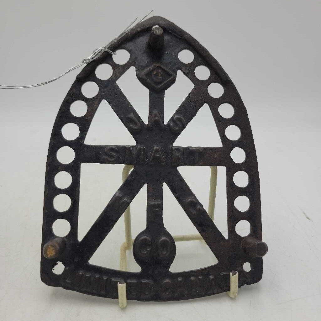 Cast Iron trivet Smart Guelph Canada (JAS)