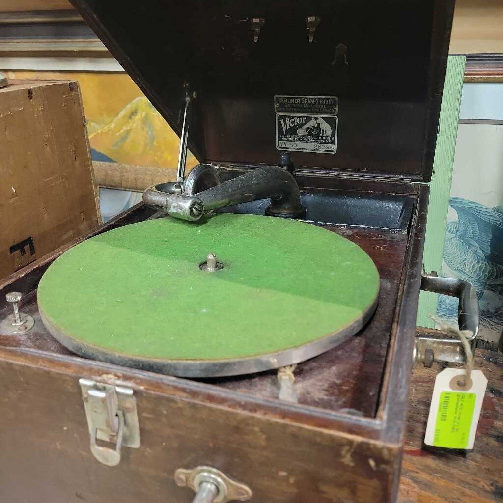 1920 Victor VV 50 gramophone, as is (GBZ)