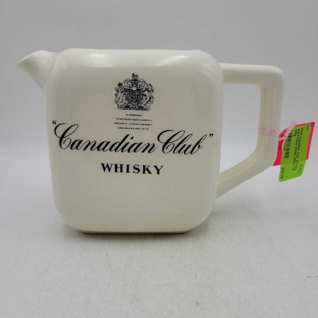Canadian Club Whisky jug Pitcher (KAR)