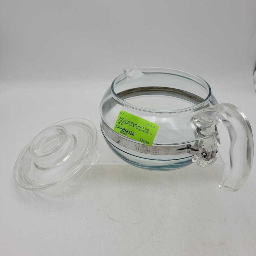 Pyrex Clear Glass Tea Pot (KAR)
