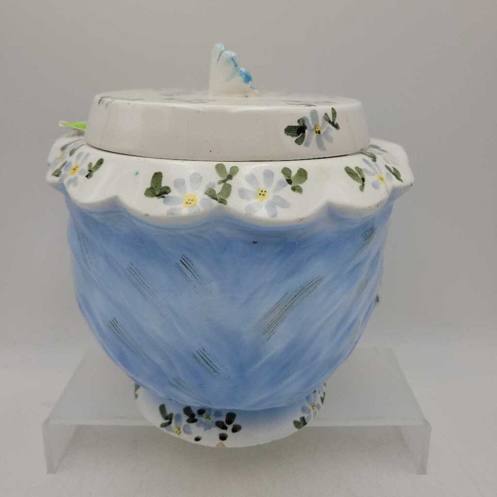 Lefton Ware "Miss Priss" Cookie Jar with Lid & Jam Jar no lid (3pcs) (JL)