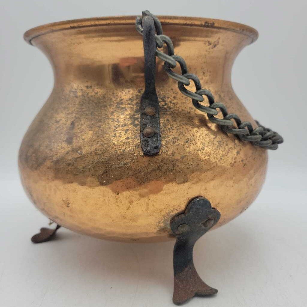 Hammered Copper Planter (JL)