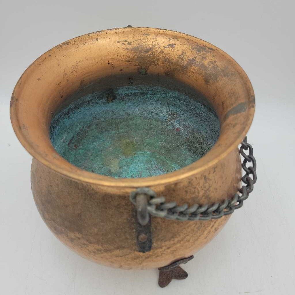 Hammered Copper Planter (JL)