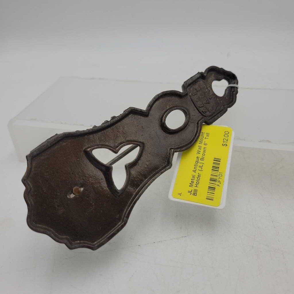 Metal Antique Wall Mount Bill Holder (JL)