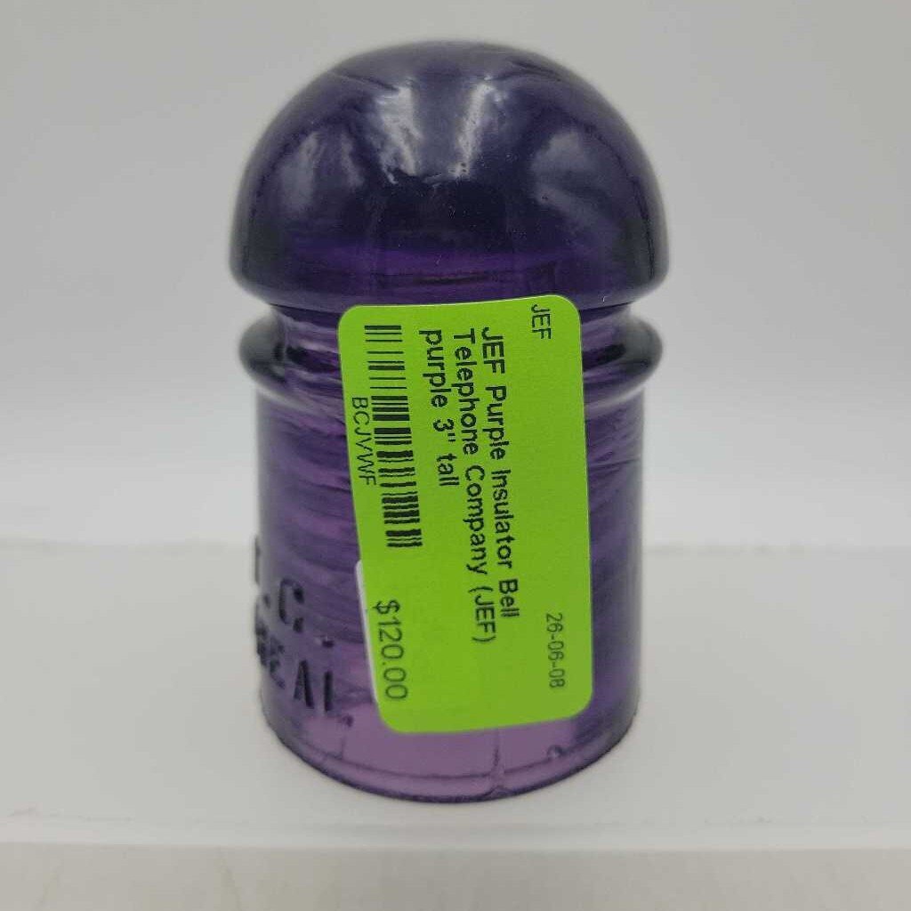 Purple Insulator Bell Telephone Company (JEF)