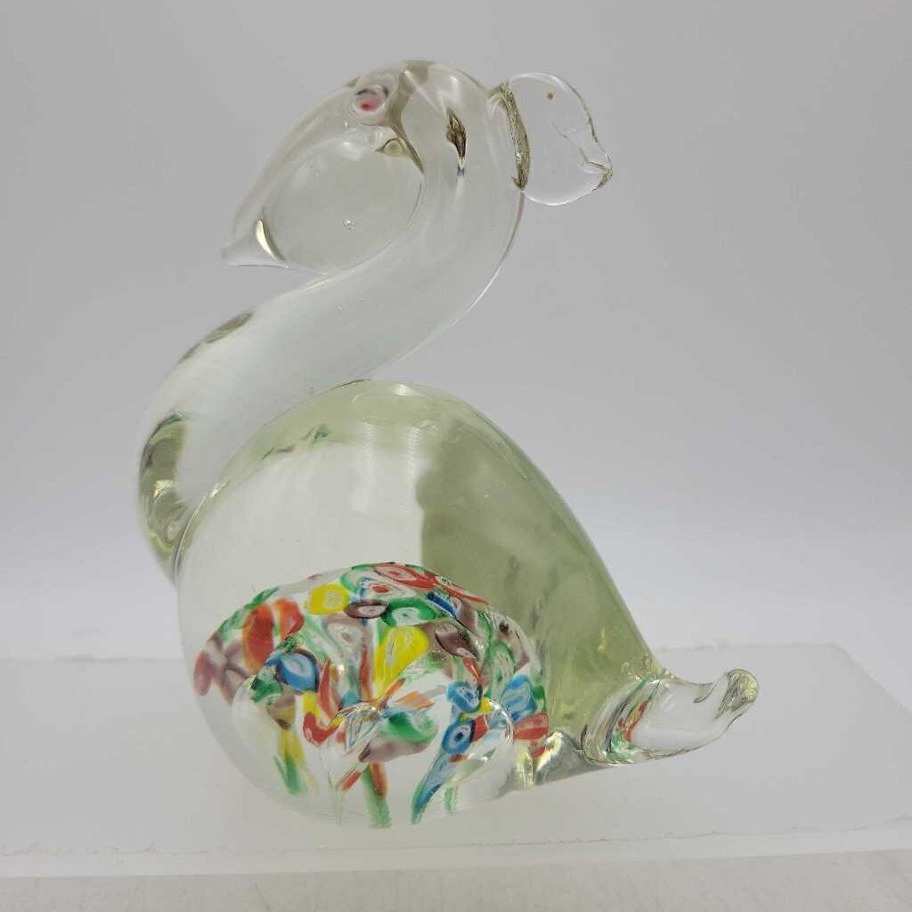 Glass Bird Paperweight (YVO) (606)