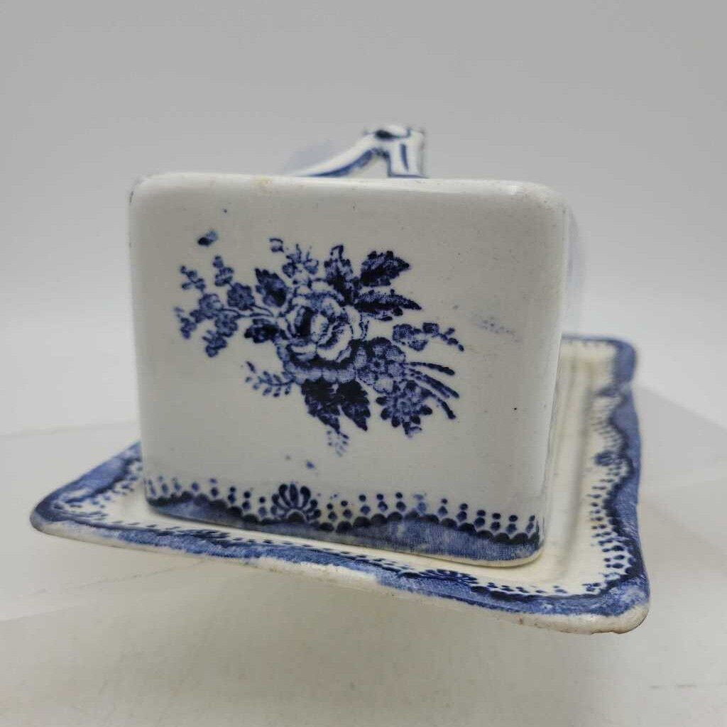 Cheese / Butter Keeper, Antique, Nankin by John Tams & Sons, Early 20th #2444
