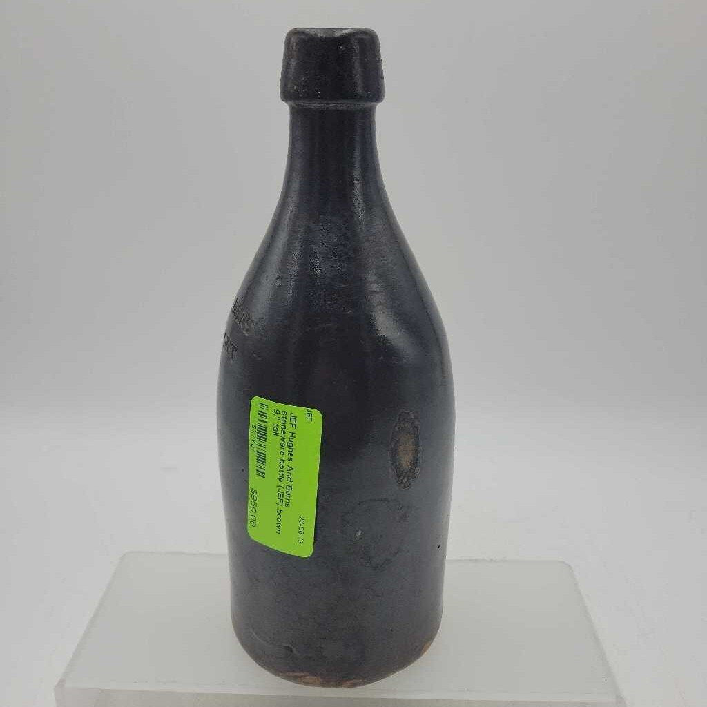 Hughes And Burns stoneware bottle (JEF)