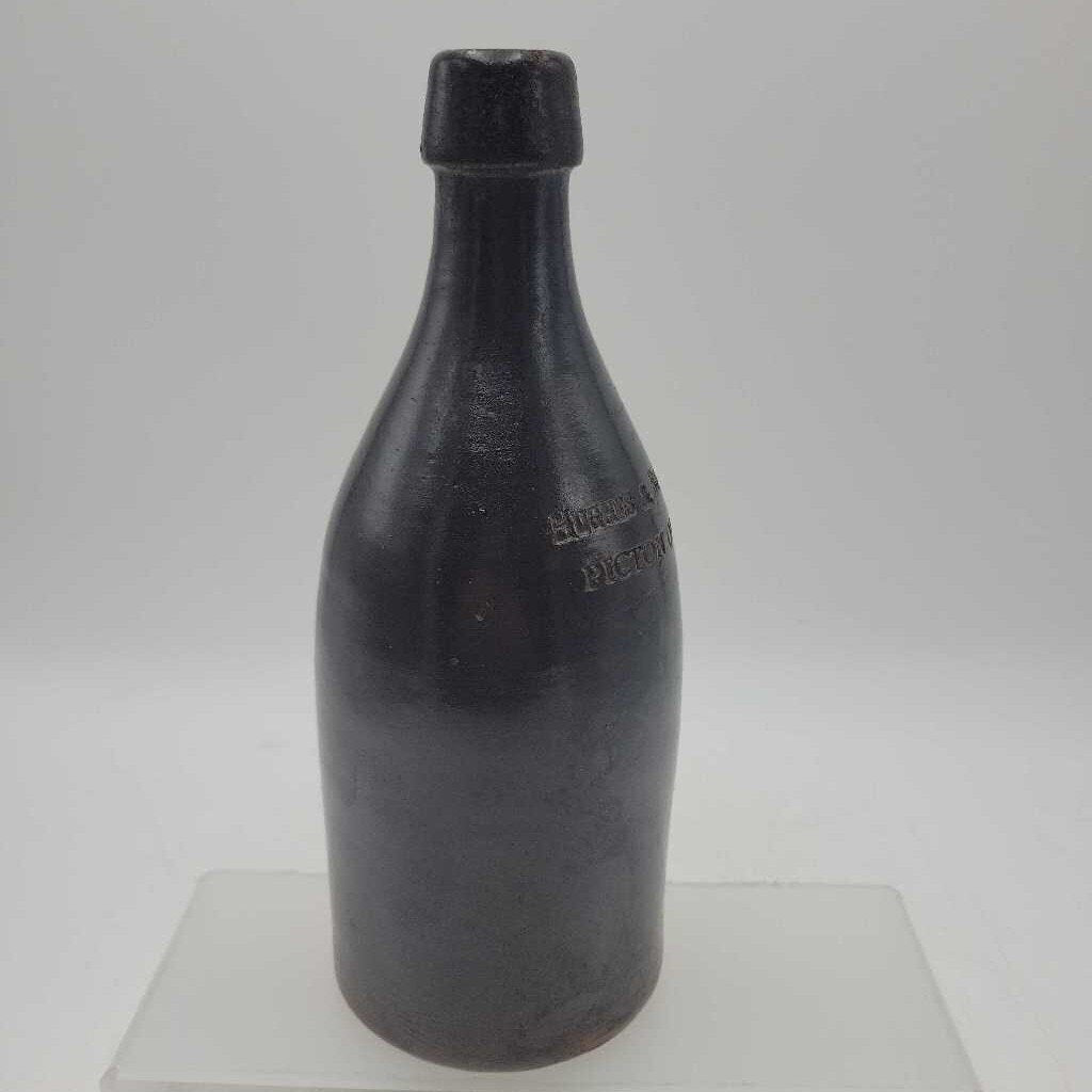 Hughes And Burns stoneware bottle (JEF)