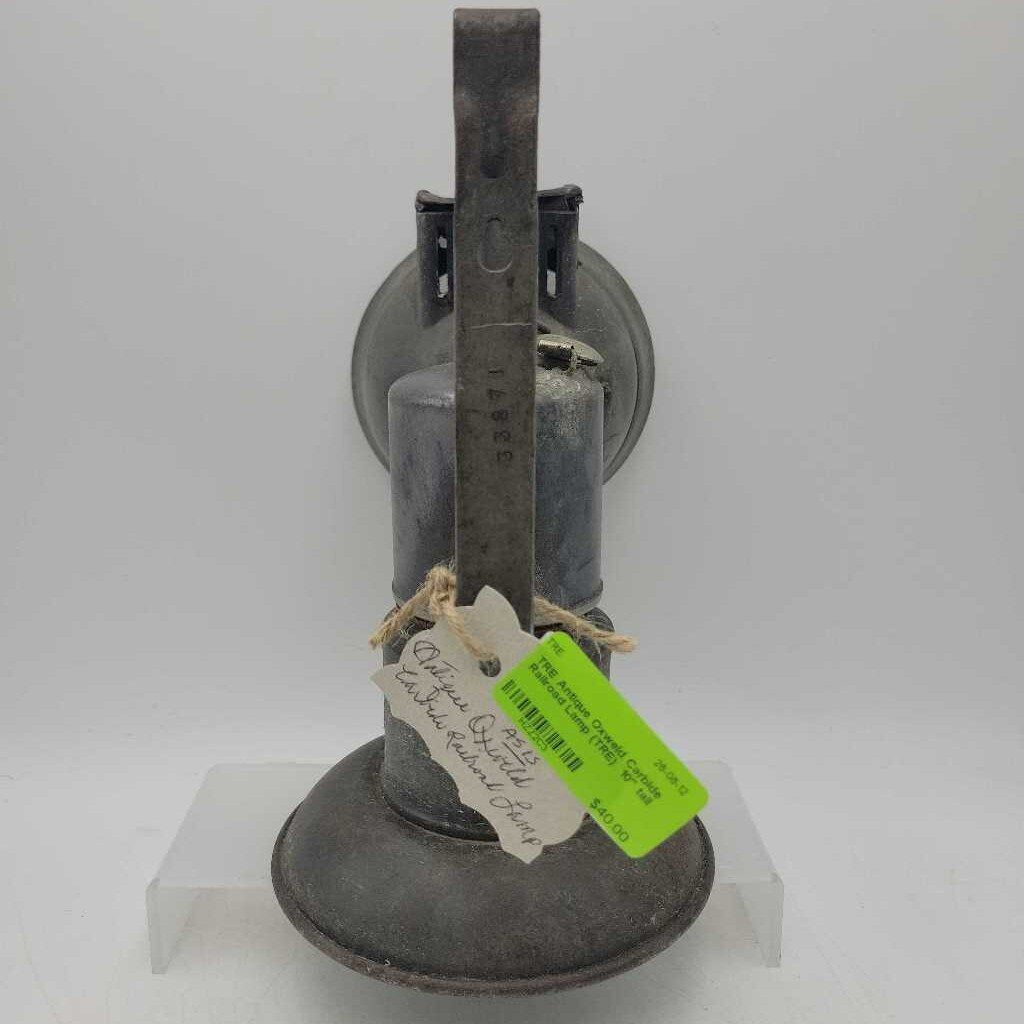 Antique Oxweld Carbide Railroad Lamp (TRE)