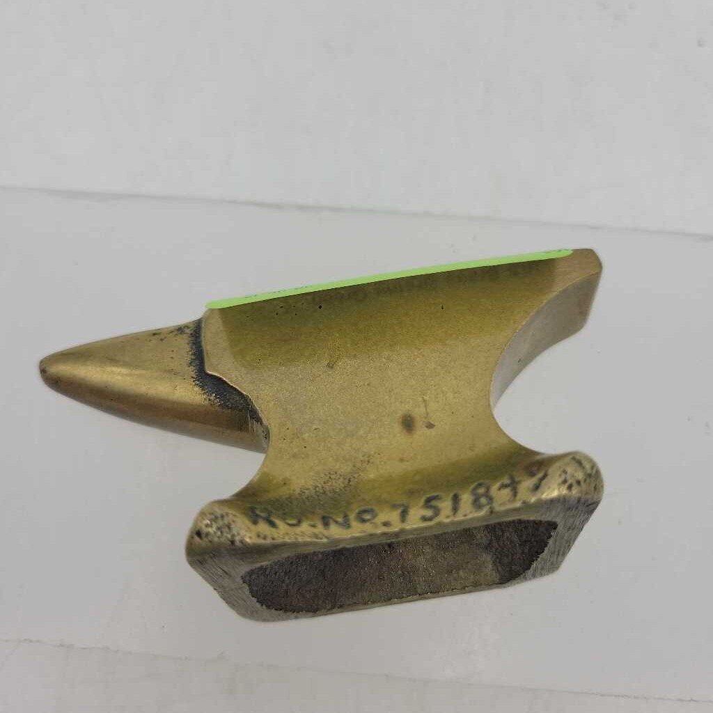 Brass Gretna Green Anvil Paper Weight (JAS)