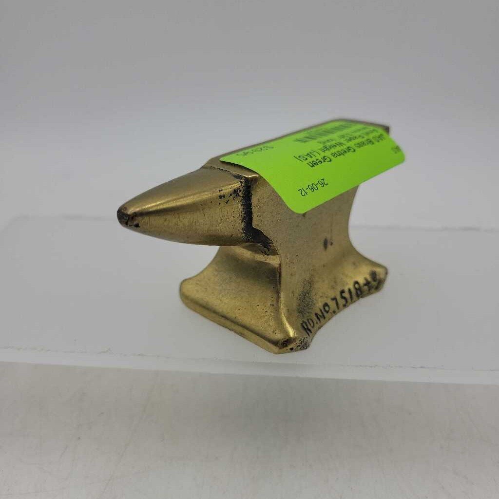 Brass Gretna Green Anvil Paper Weight (JAS)