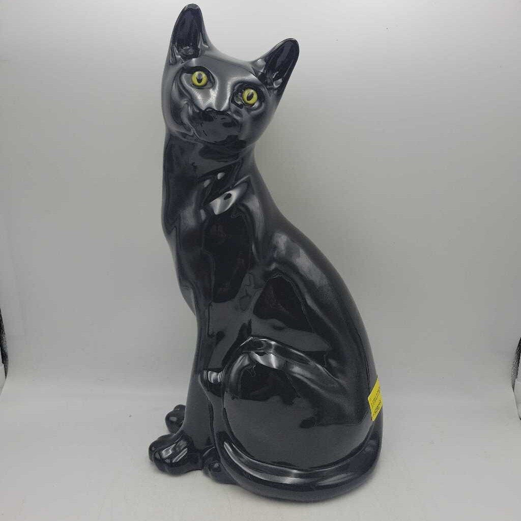 Black Ceramic Cat (YVO) (606)