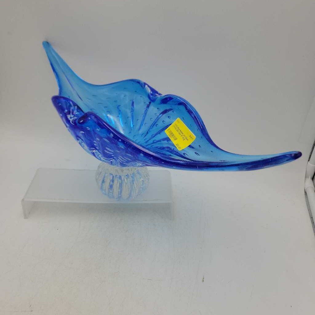 Blue Bubble Art Glass (YVO) 606