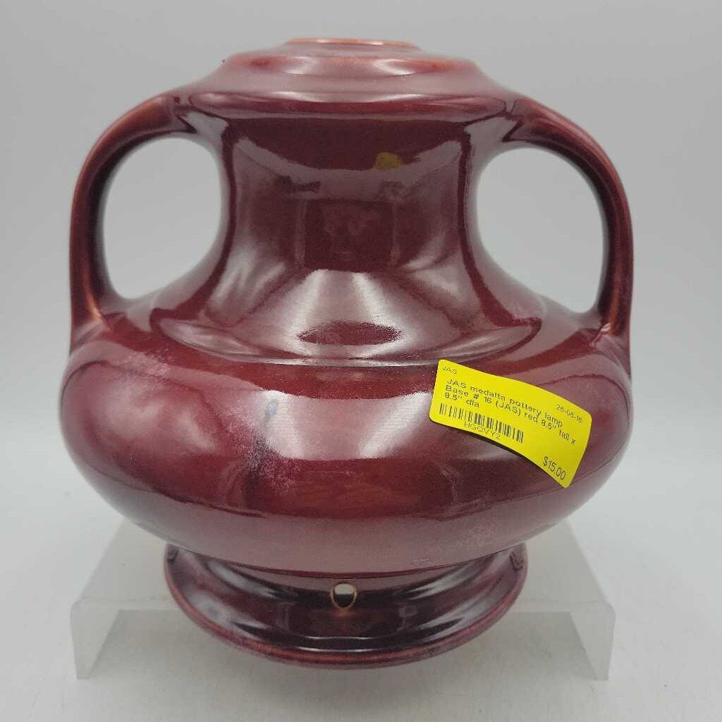 medalta pottery lamp Base # 16 (JAS)