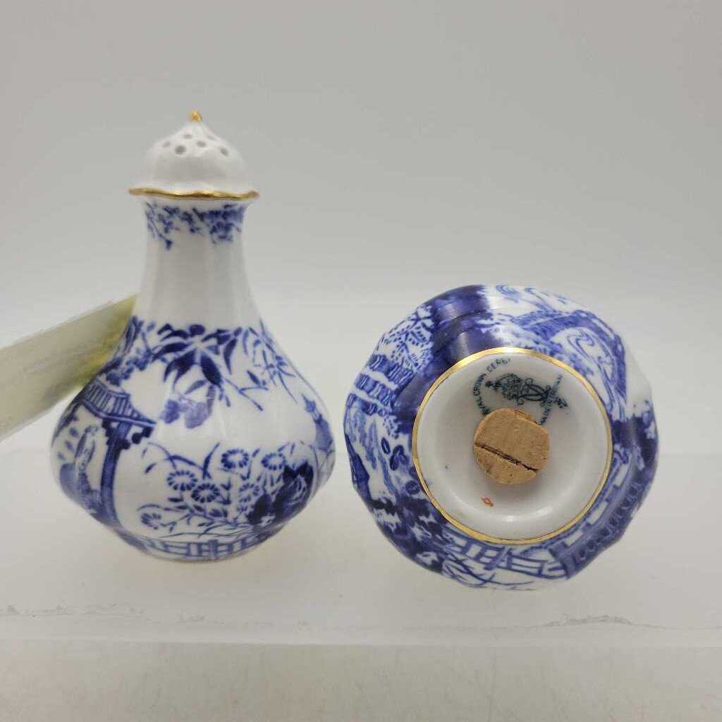 Royal Crown Derby Mikado Salt and Pepper (YVO) 606