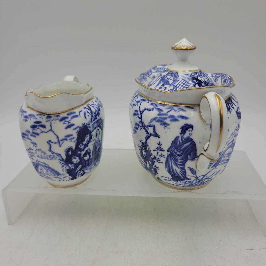 Royal Crown Derby Mikado Cream and sugar (YVO) 606