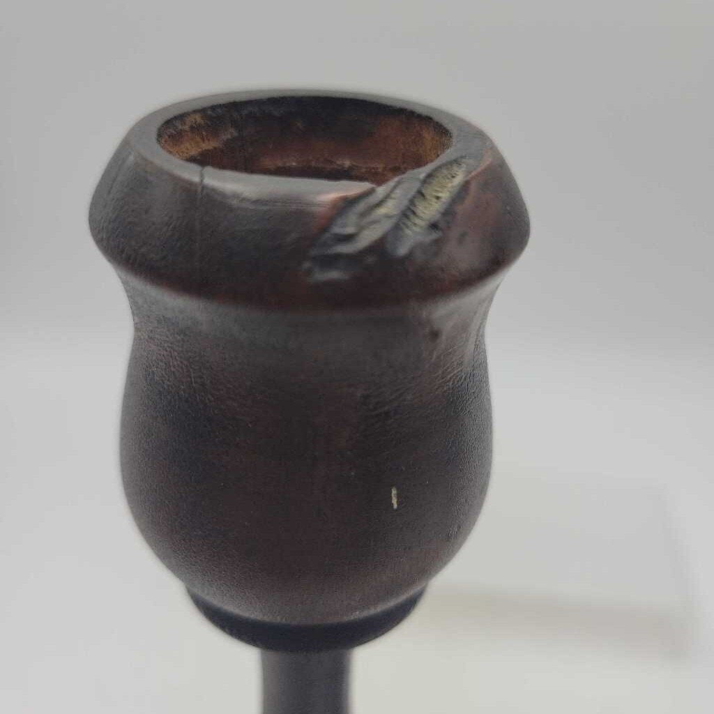 Wooden Candle Sticks Otterville Ont. Pair(YVO) 606