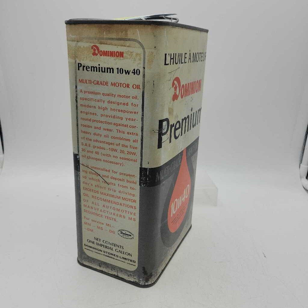 DOMINION Premium Motor Oil Can Full (DR)