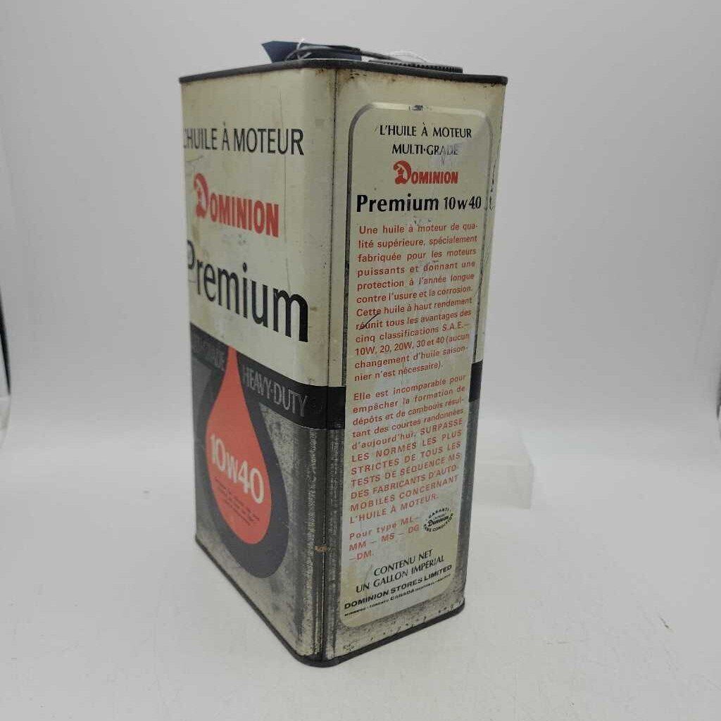 DOMINION Premium Motor Oil Can Full (DR)