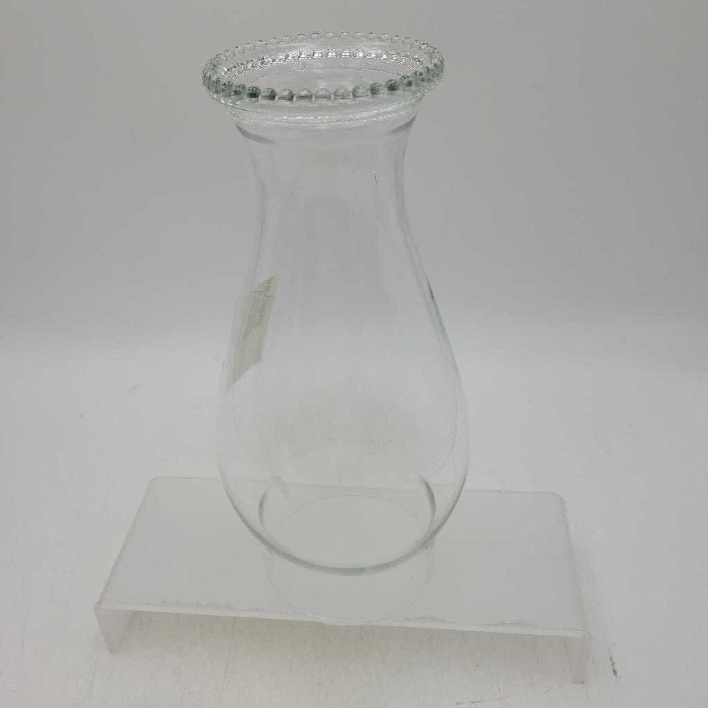Antique Oil Lamp chimney pie crust ruffled style (JAS) plain