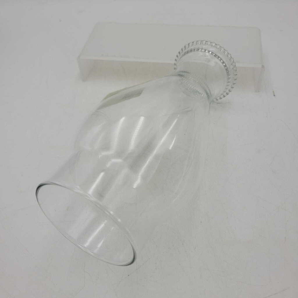 Antique Oil Lamp chimney pie crust ruffled style (JAS) plain