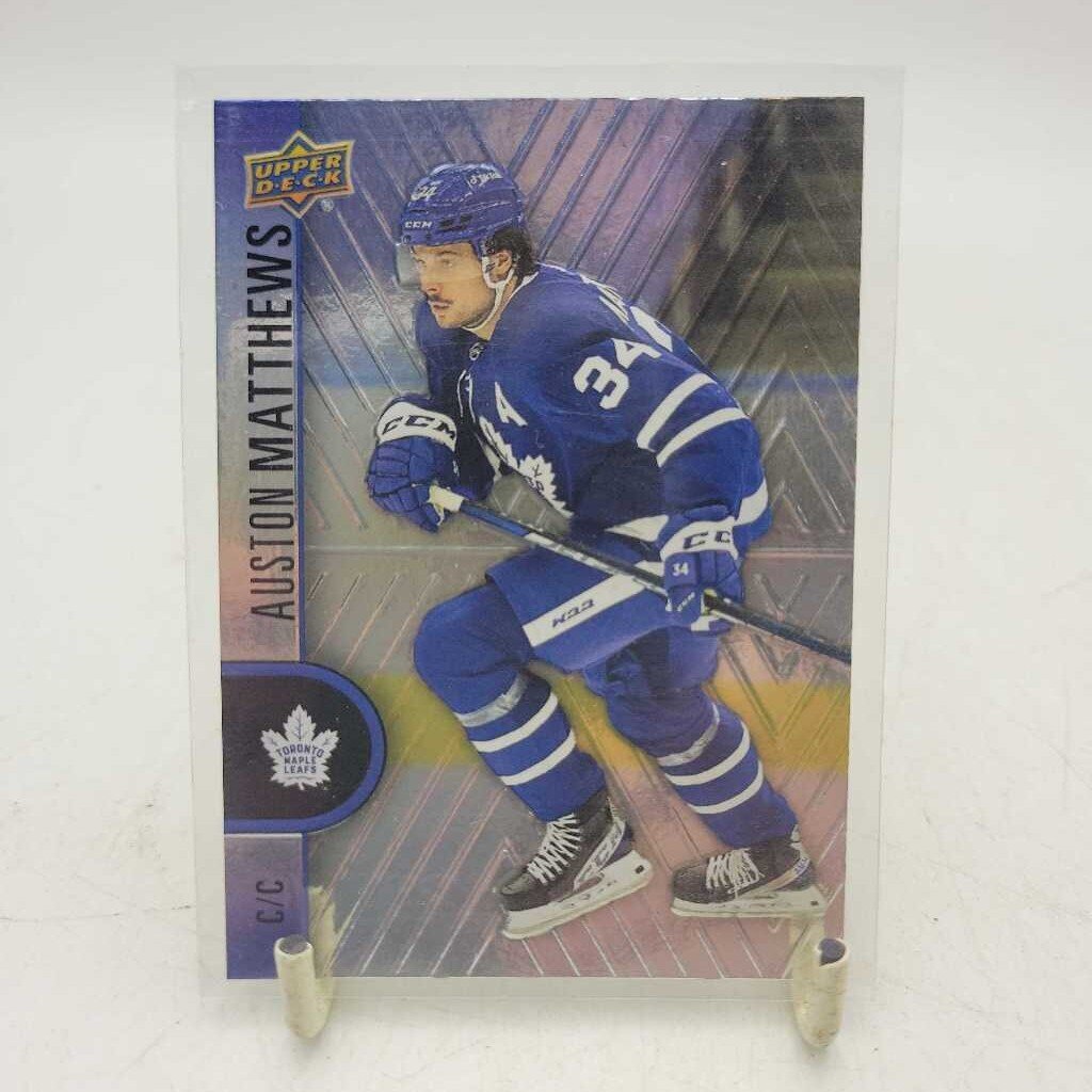 2022-23 Upper Deck Hockey Tim Horton's #34 Auston Matthews (JAS)