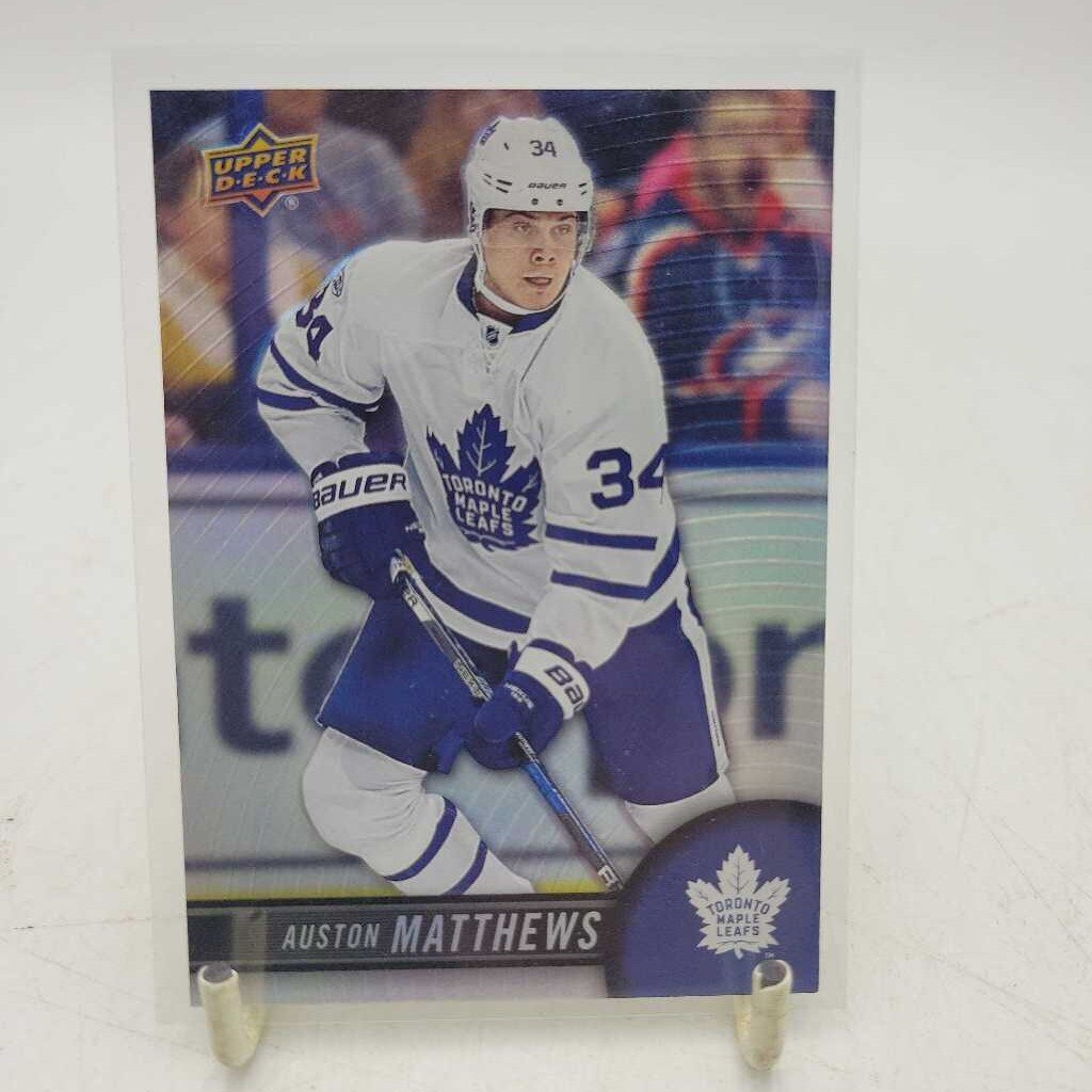 2017-18 Upper Deck Hockey Tim Horton's #34 Auston Matthews (JAS)