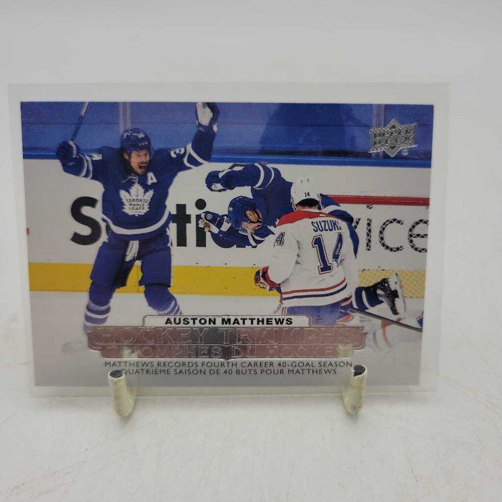2022-23 Upper Deck Hockey Tim Horton's #HT ! Auston Matthews (JAS)
