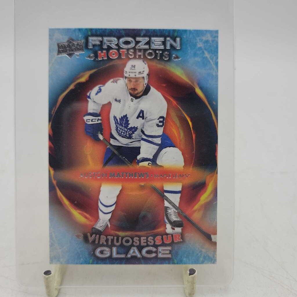 Auston Matthews 2024 2025 Tim Hortons # FH17 Upper Deck Hockey card (JAS)
