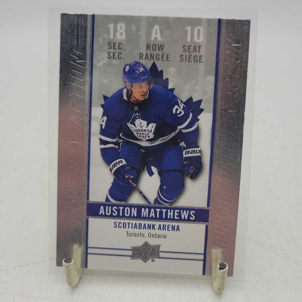 2018-19 Upper Deck Hockey Tim Horton's #GDA 10 Auston Matthews (JAS)