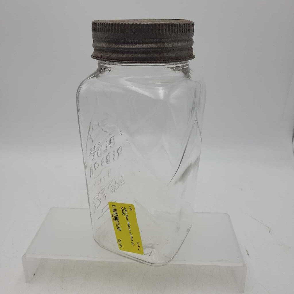 Blue Ribbon coffee jar (JAS)