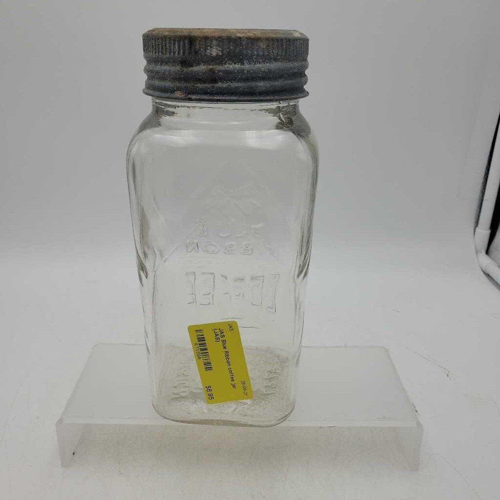 Blue Ribbon coffee jar (JAS)