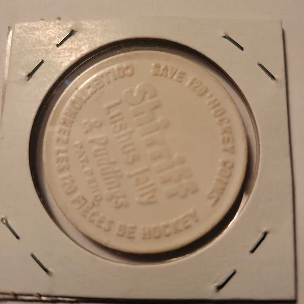 61 62 Shirriff Hockey coin Howie Glover # 57(JAS)