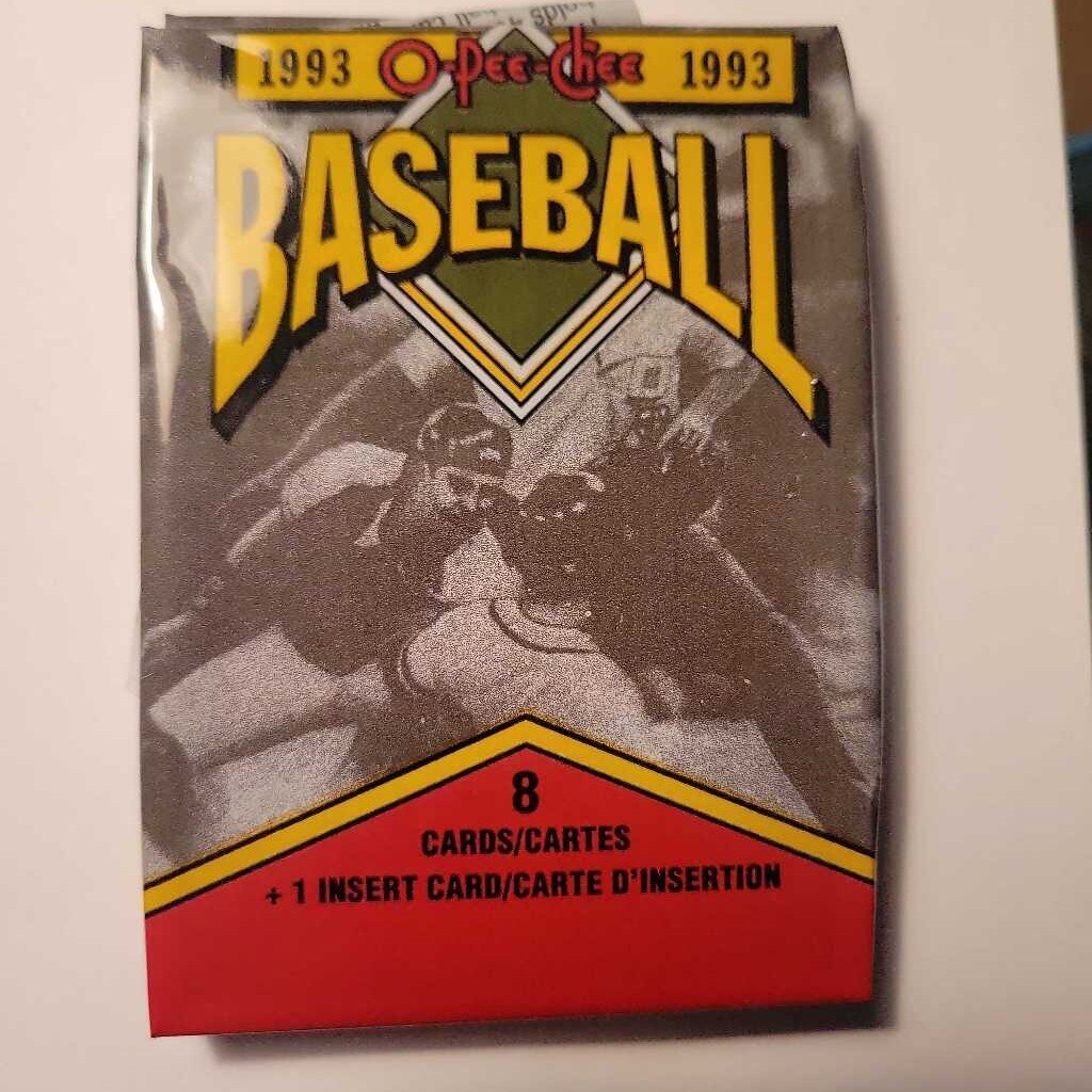 1993 Opee Chee Premier Baseball Cards 2 pk (JAS)