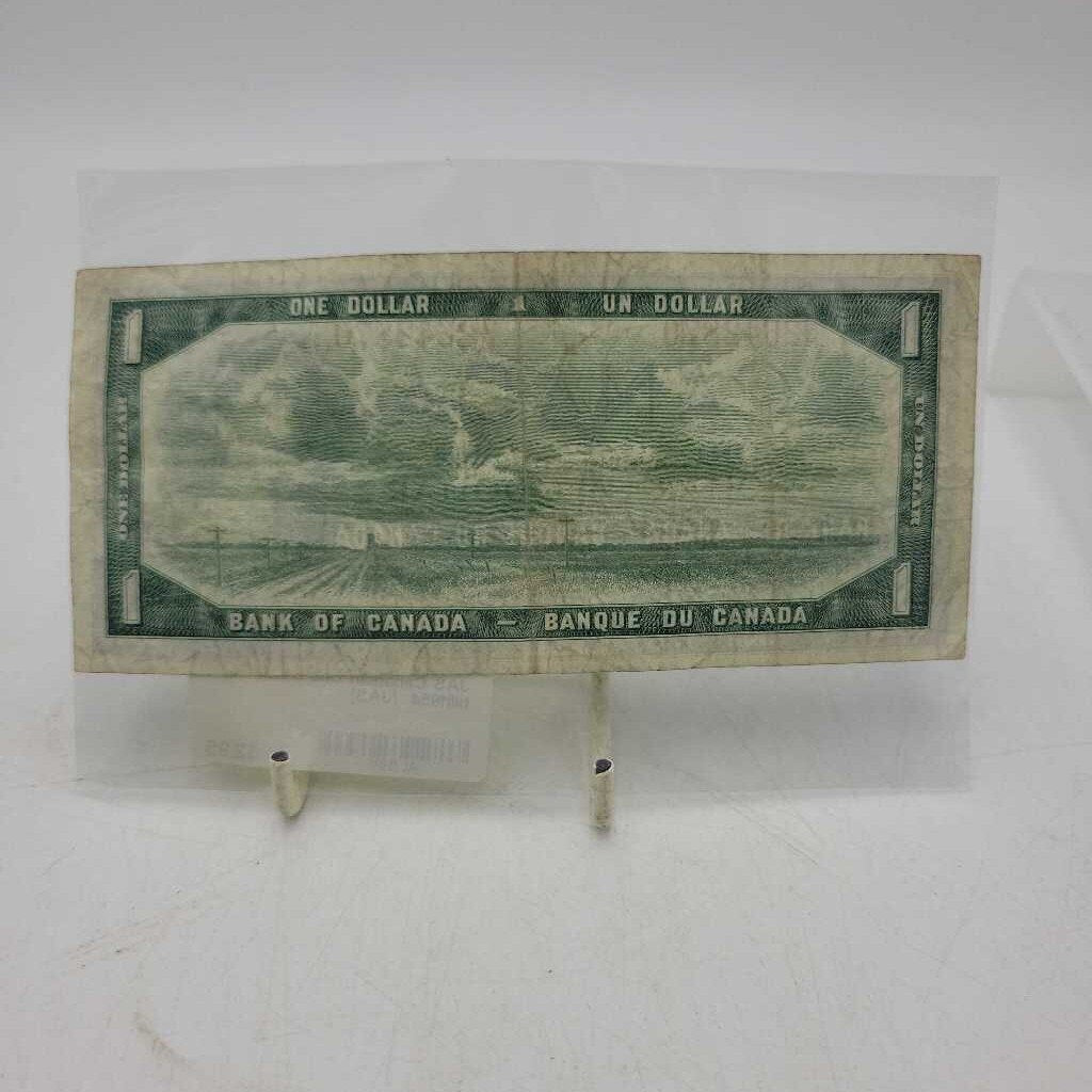 Canadian One Dollar bill1954 (JAS)