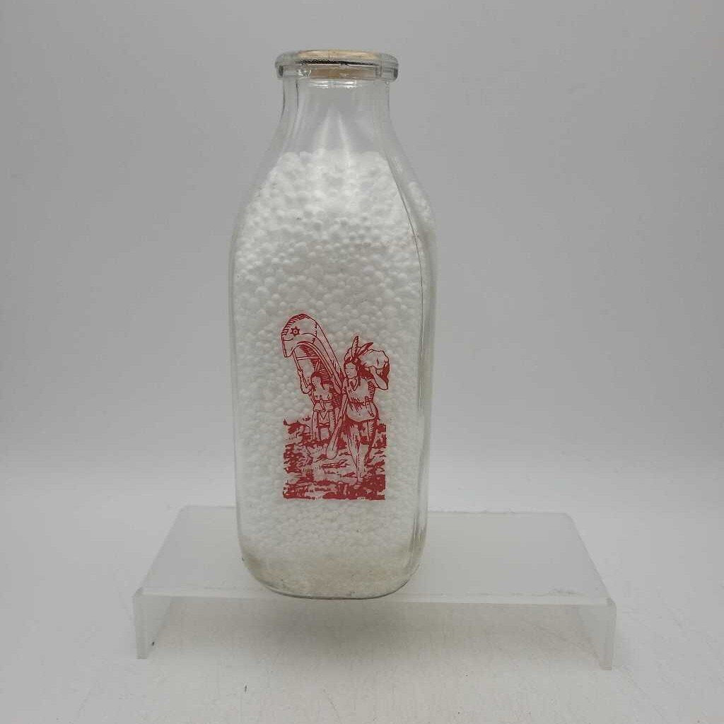 Portage Creamery Milk Bottle Wisconsin (JAS)