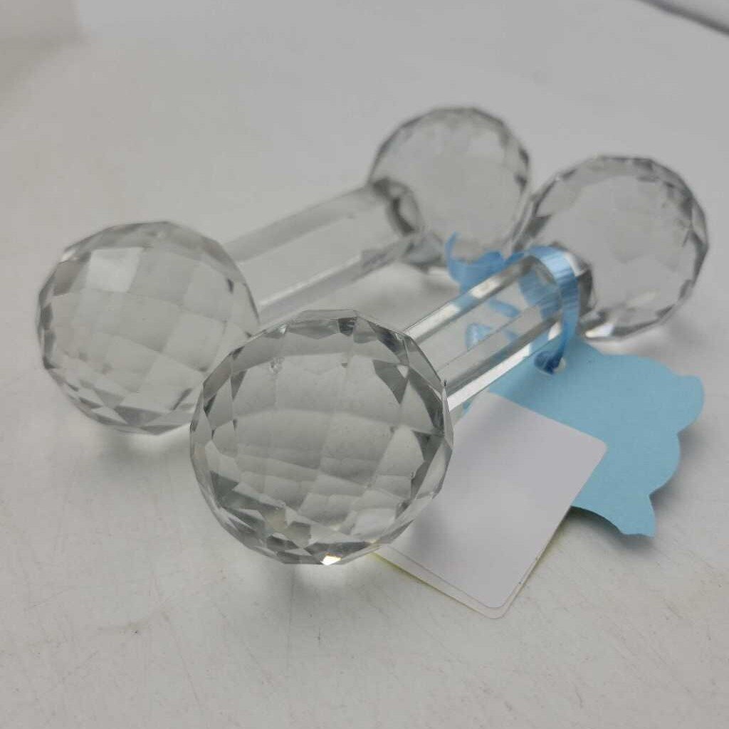 Crystal knife rest Pair (JAS)