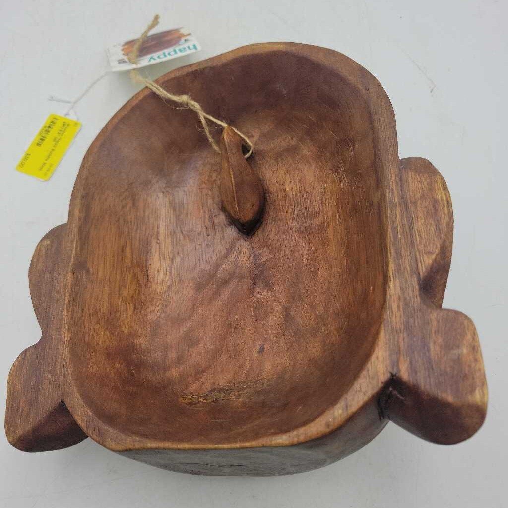 Wooden Happy Buddha Mask (BS)
