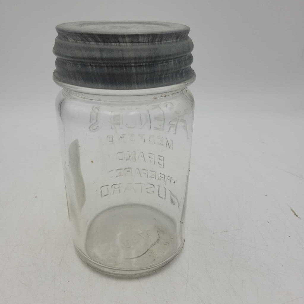 Vintage French's Mustard Jar w/ Lid