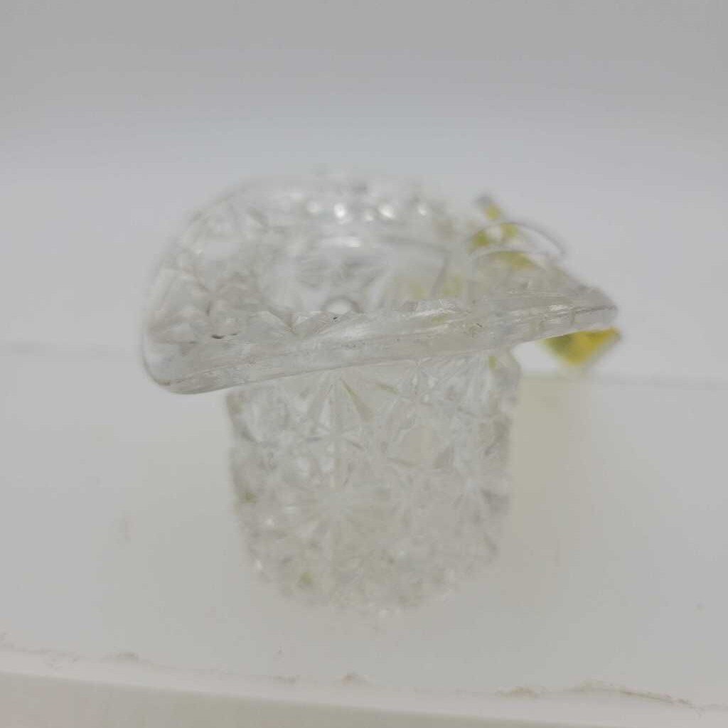 Small Clear Glass Top Hat (JL)