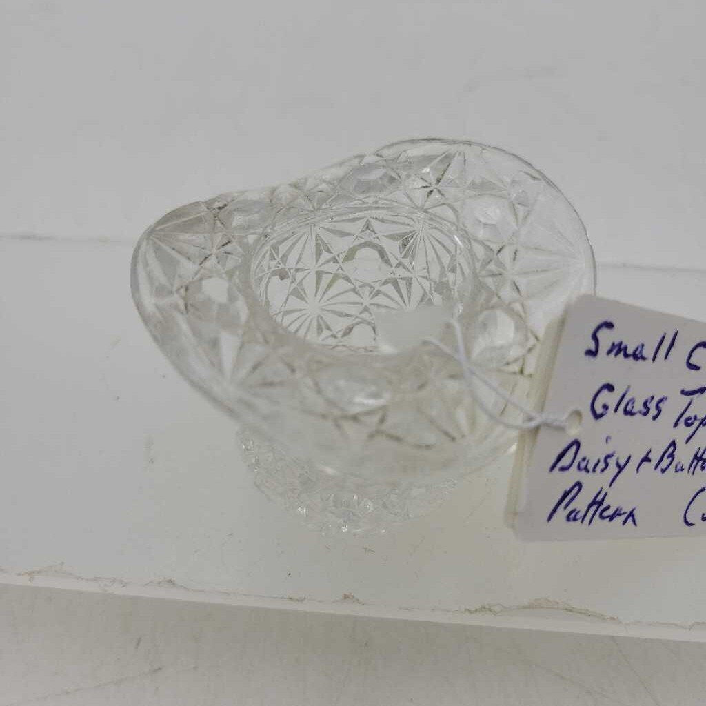 Small Clear Glass Top Hat (JL)