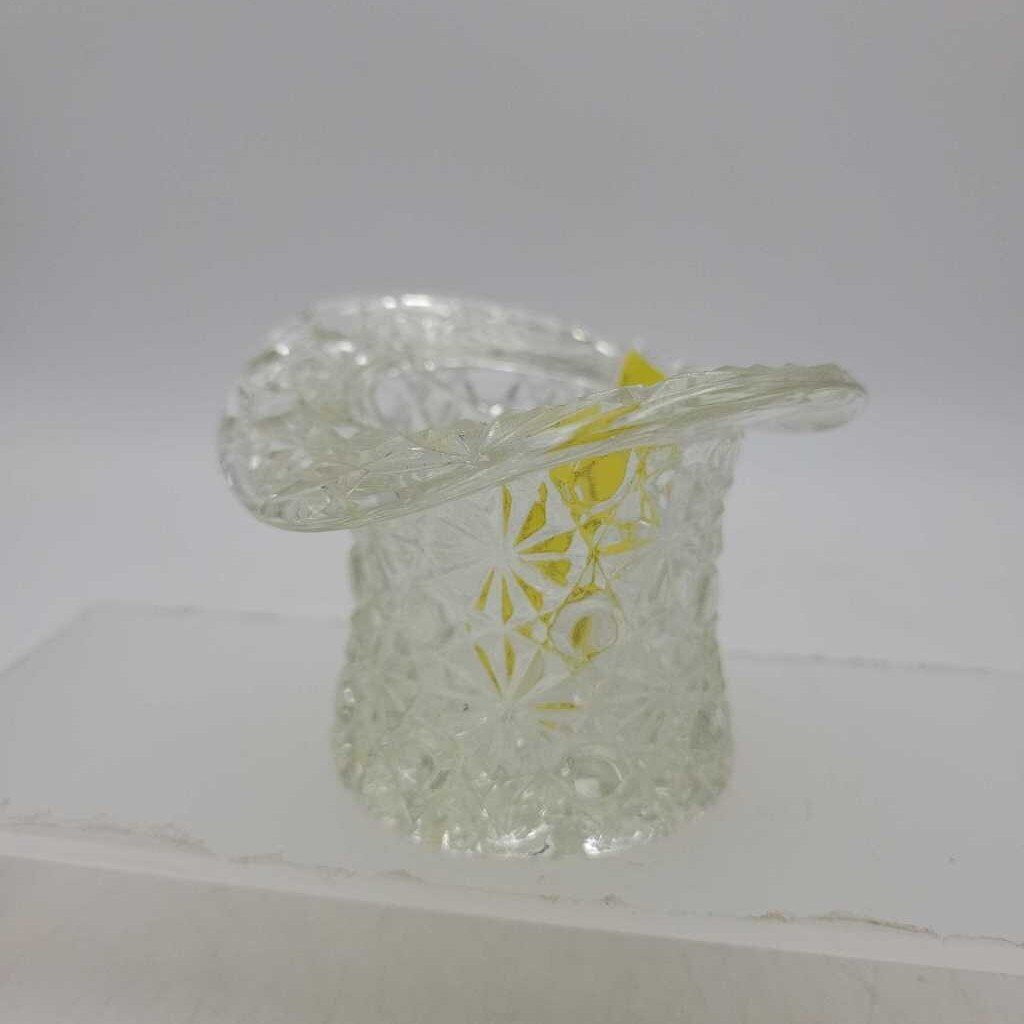 Clear Glass Top Hat (JL)