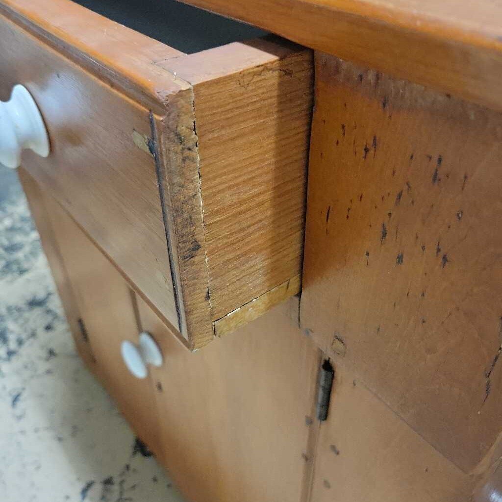 Pine cabinet made from an old cabinet (RB)