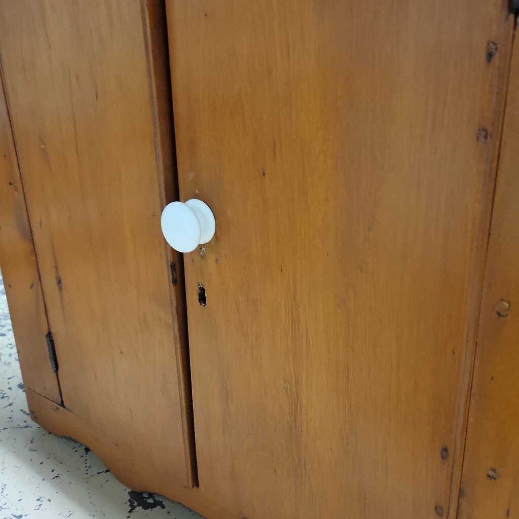 Pine cabinet made from an old cabinet (RB)